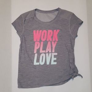 Mesh Back Top Kids Athletic Top